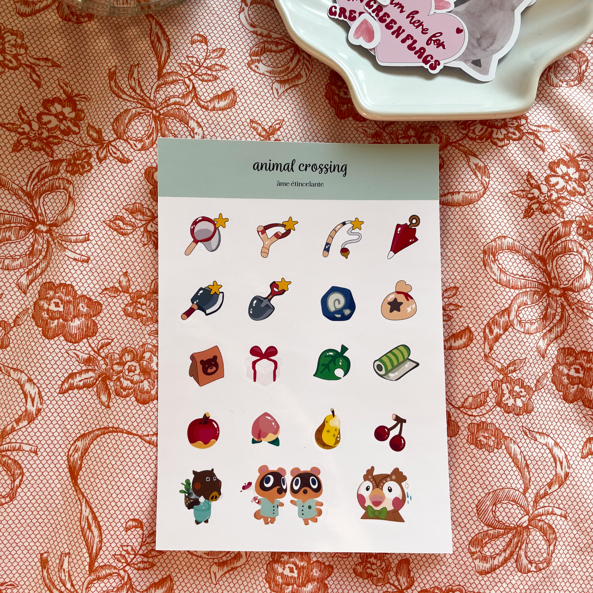 Sticker sheet - animal crossing