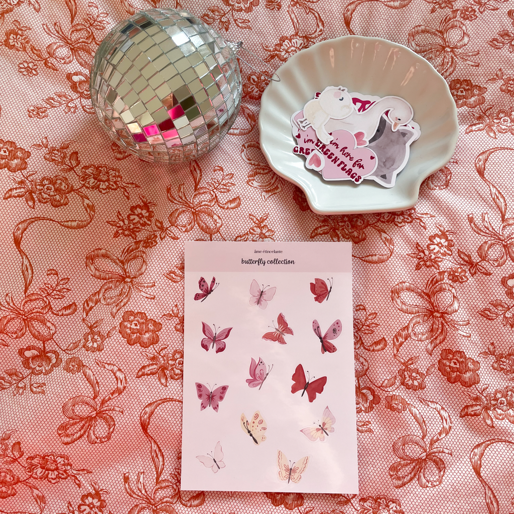 Sticker sheet - Butterflies