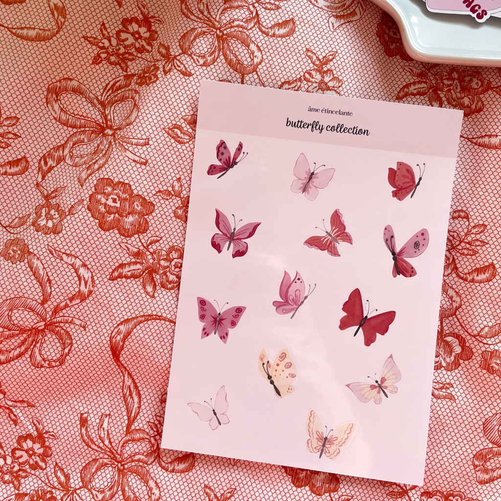 Sticker sheet - Butterflies