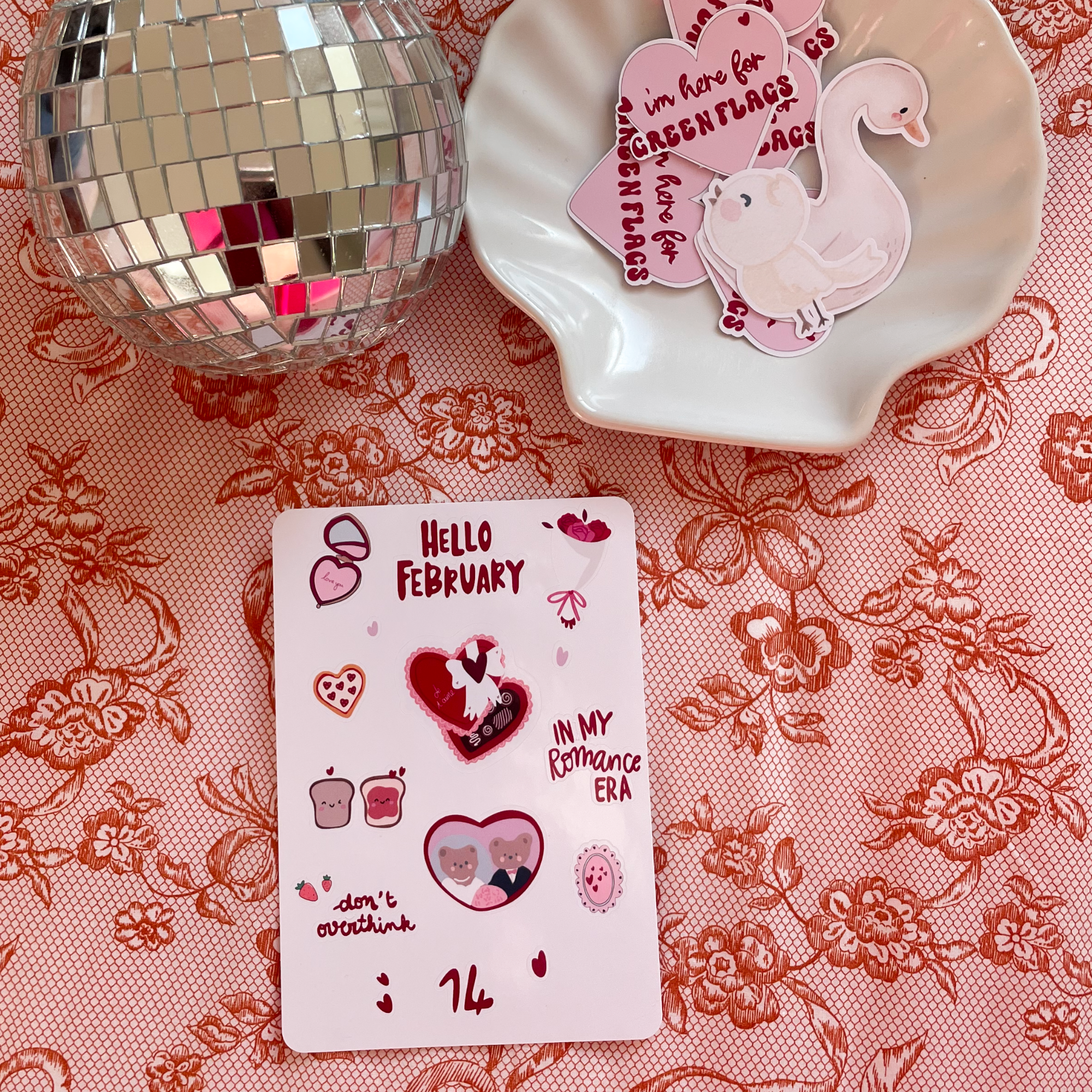 Sticker sheet - Valentine's Day