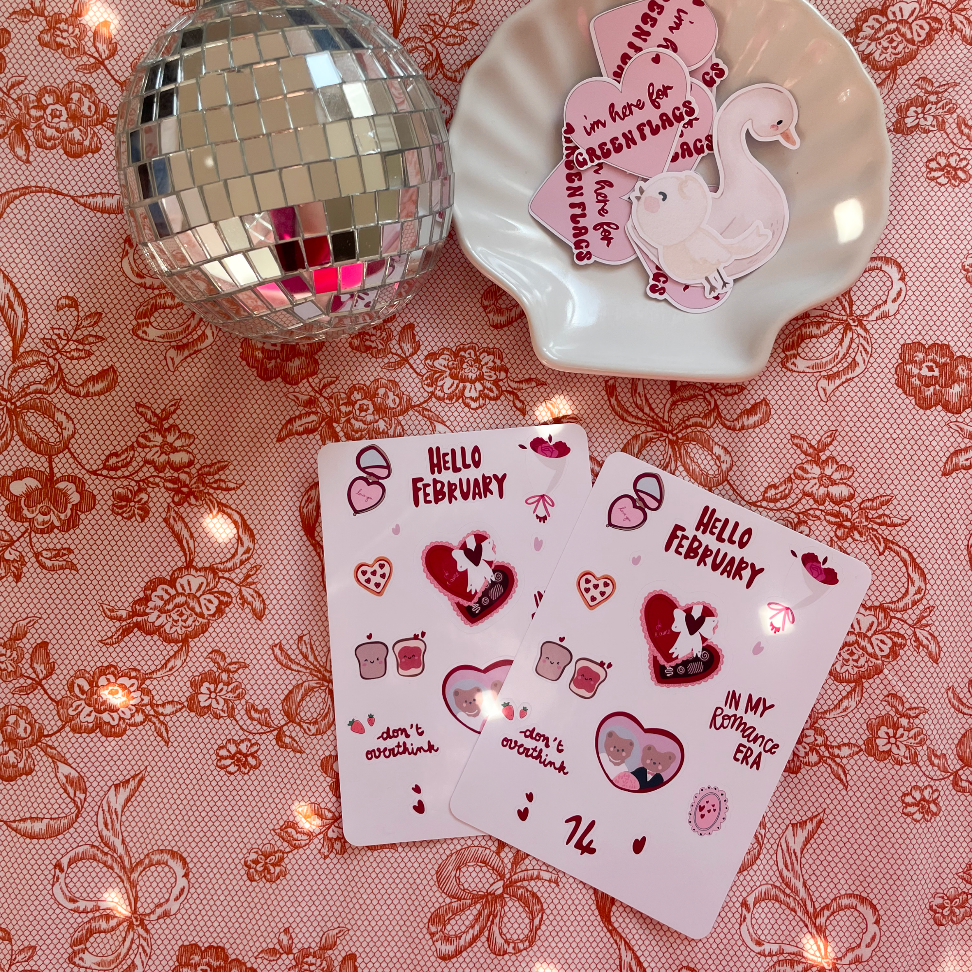 Sticker sheet - Valentine's Day