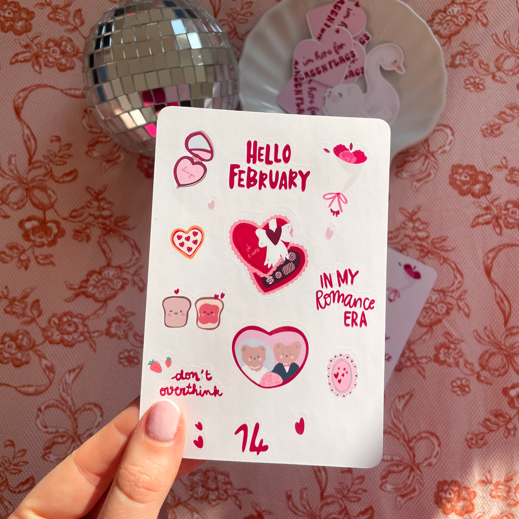 Sticker sheet - Valentine's Day