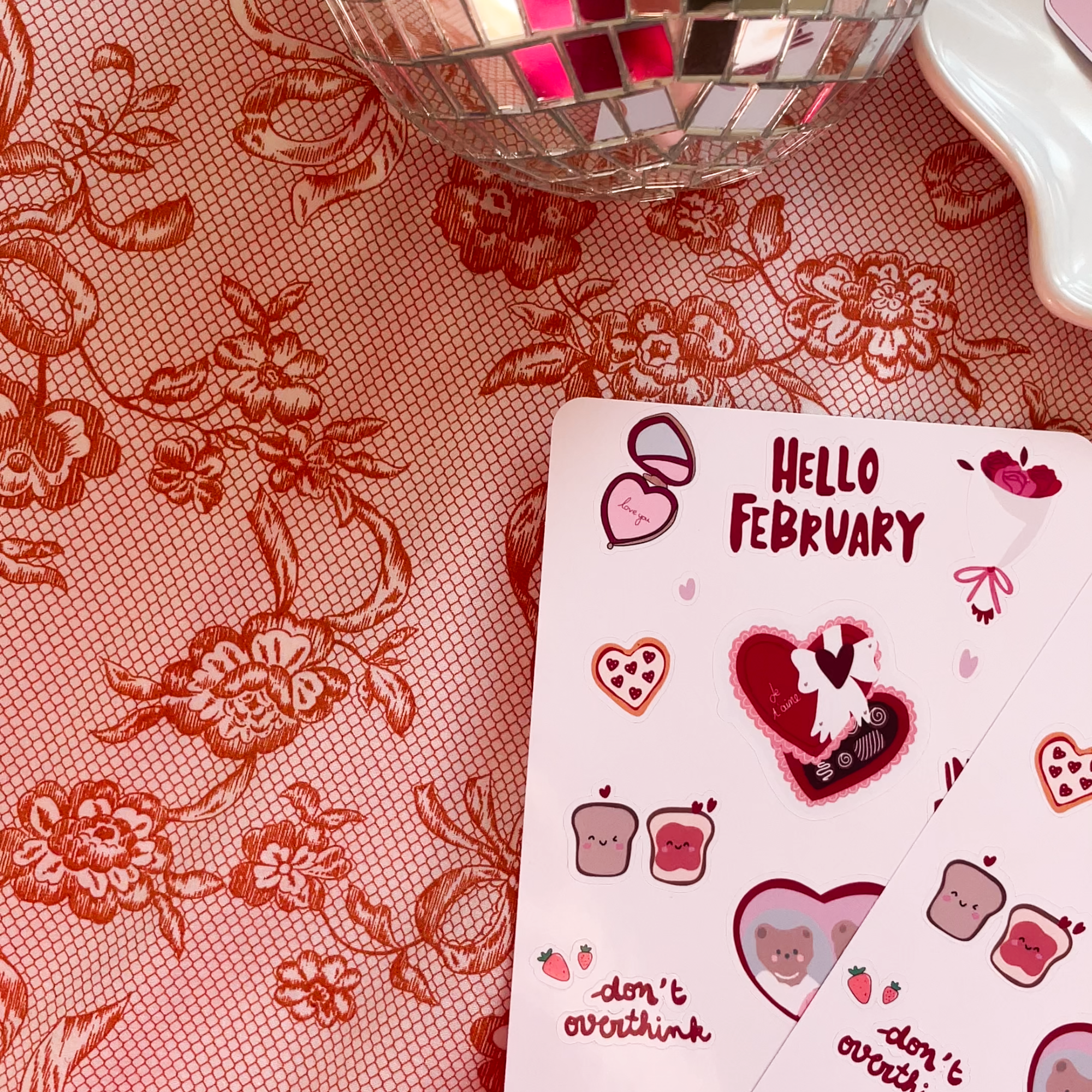 Sticker sheet - Valentine's Day