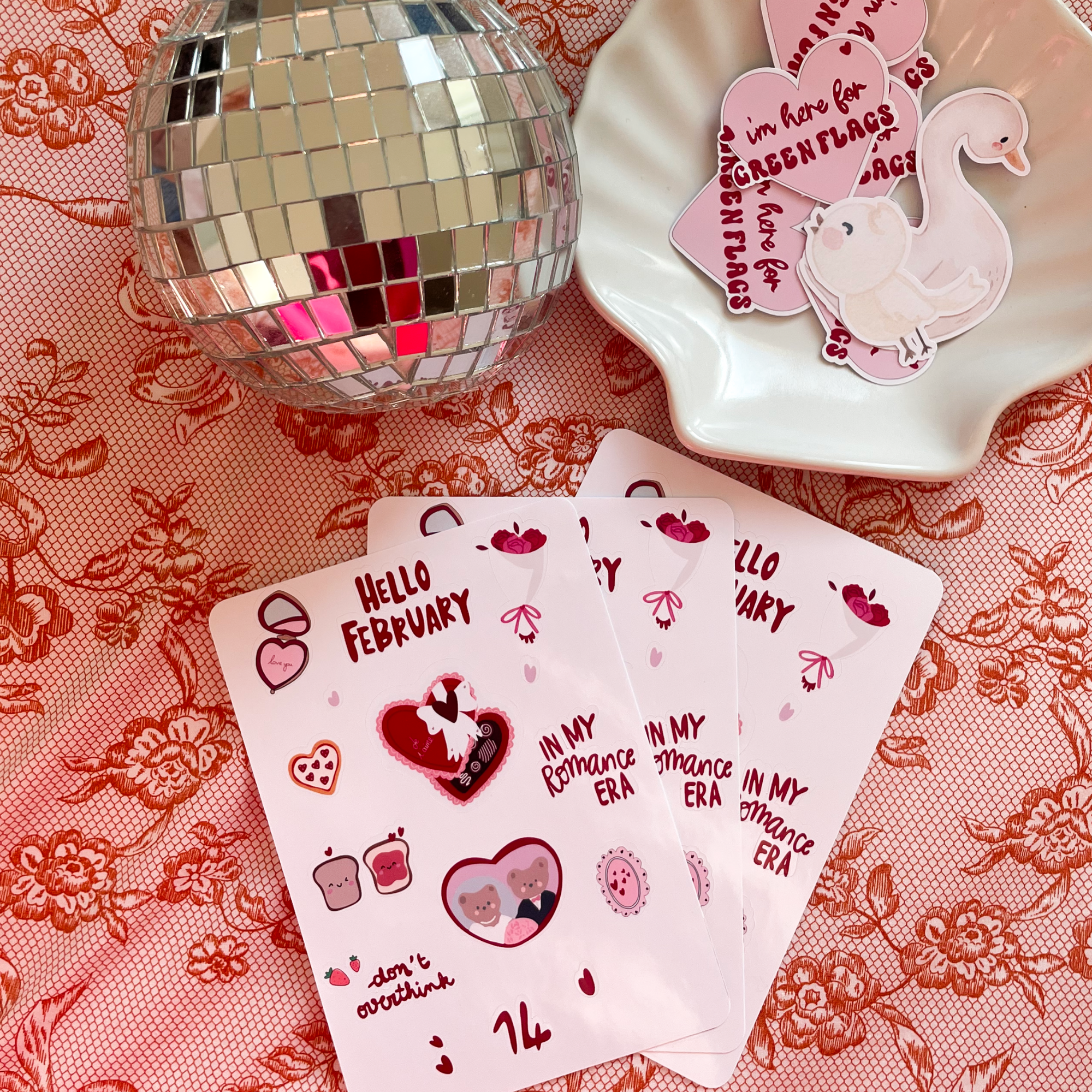 Sticker sheet - Valentine's Day
