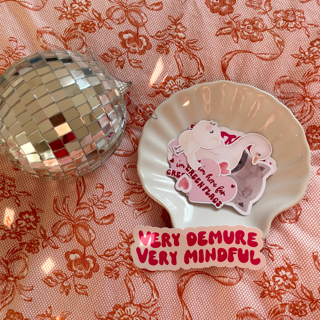 Single sticker - Very demure Very mindful