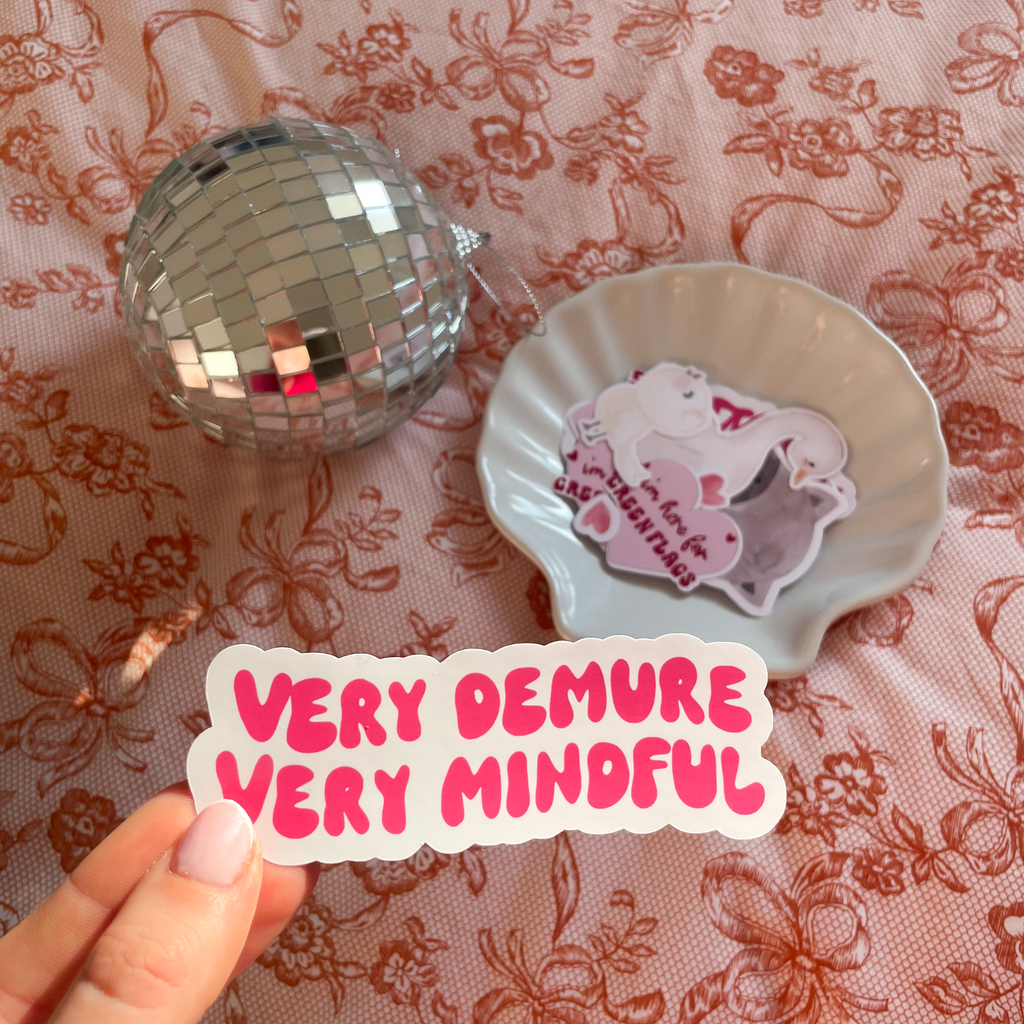 Single sticker - Very demure Very mindful